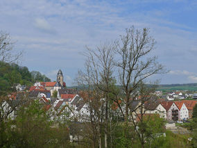 Blick auf die Stadtpfarrkirche St. Crescentius (Foto: Karl-Franz Thiede)